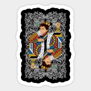 The king of All time travel Sticker